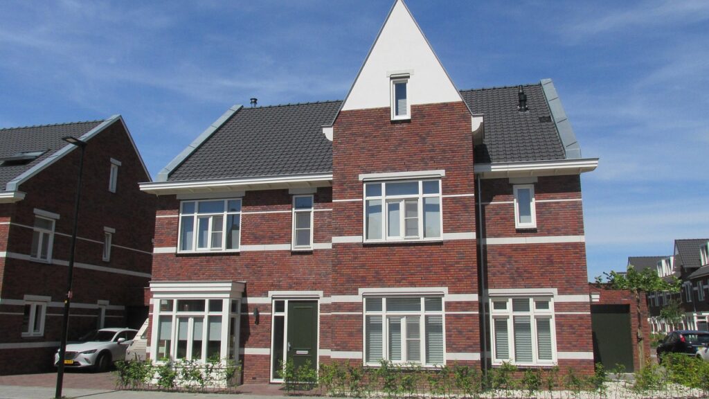 new construction, home, old steep